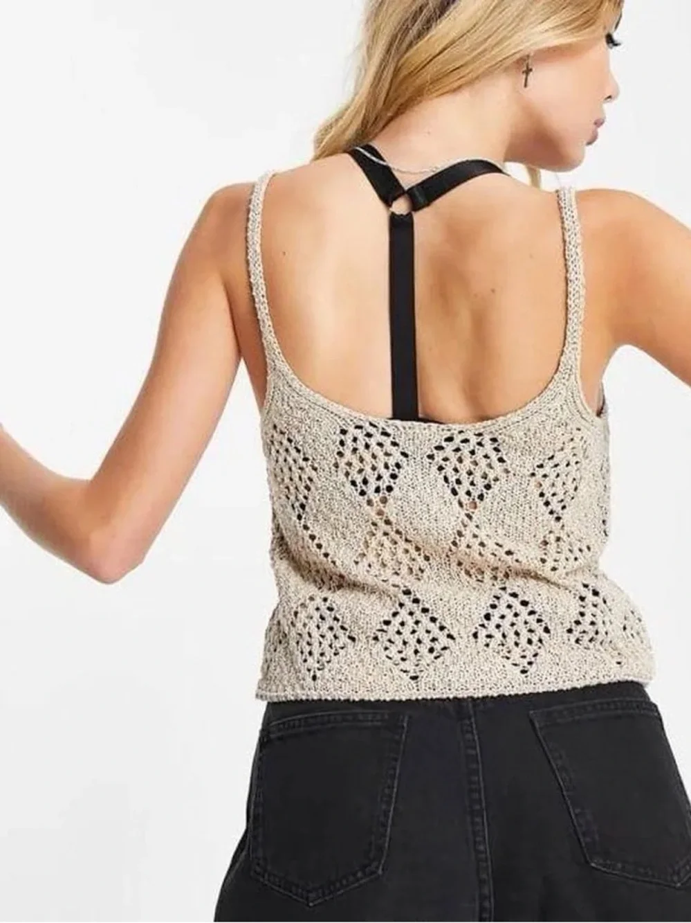 Free People Glisten Cami Tabk Top Size S